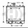 DIEDERICHS 8643587 Radiator, engine cooling